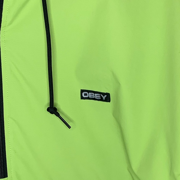 High visibility Obey jacket in XL - Picture 2 of 4